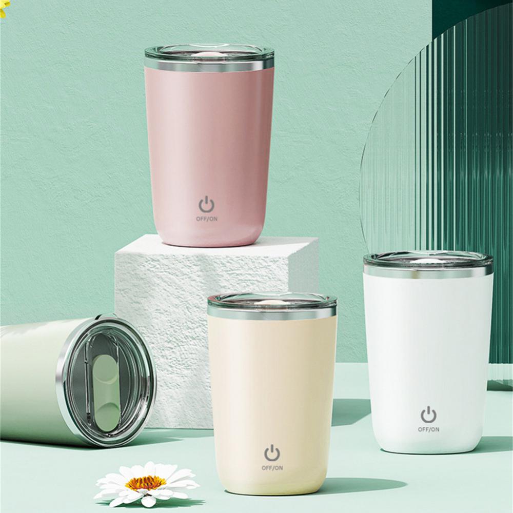 Self-Stirring Rechargeable Mug — 350ml Magnetic Auto-Mixing Cup