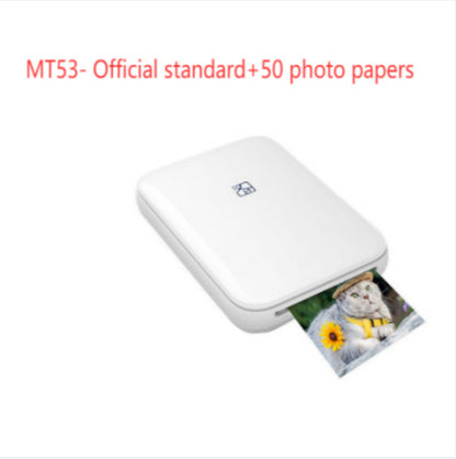 Color Photo Printer — Portable Wireless Bluetooth Photo Printer