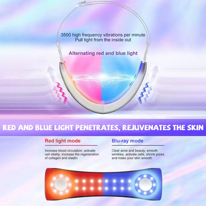 Microcurrent EMS Face Massager - LED Photon Therapy