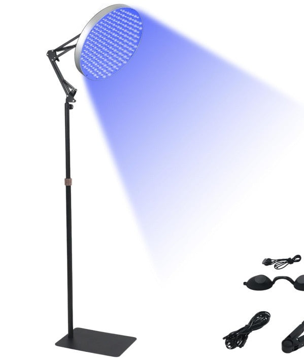 Round Panel Red Light Therapy Lamp