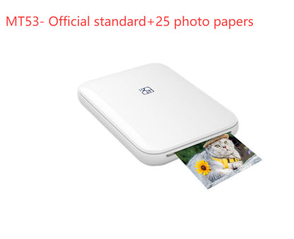 Color Photo Printer — Portable Wireless Bluetooth Photo Printer