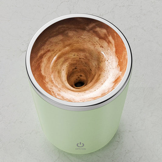 Self-Stirring Rechargeable Mug — 350ml Magnetic Auto-Mixing Cup