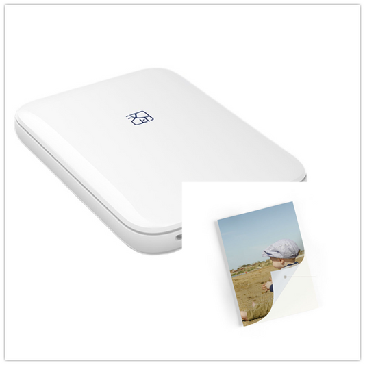 Color Photo Printer — Portable Wireless Bluetooth Photo Printer