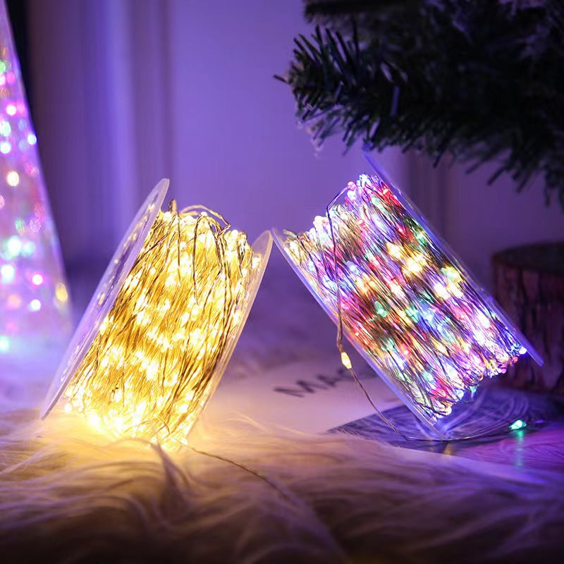 LED Copper Wire Fairy Light String — 8-Function Remote Control