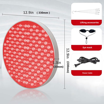 Round Panel Red Light Therapy Lamp