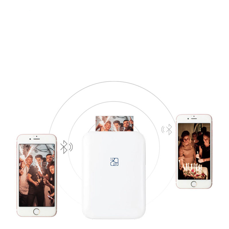 Color Photo Printer — Portable Wireless Bluetooth Photo Printer