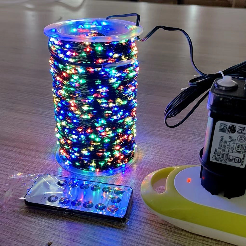 LED Copper Wire Fairy Light String — 8-Function Remote Control