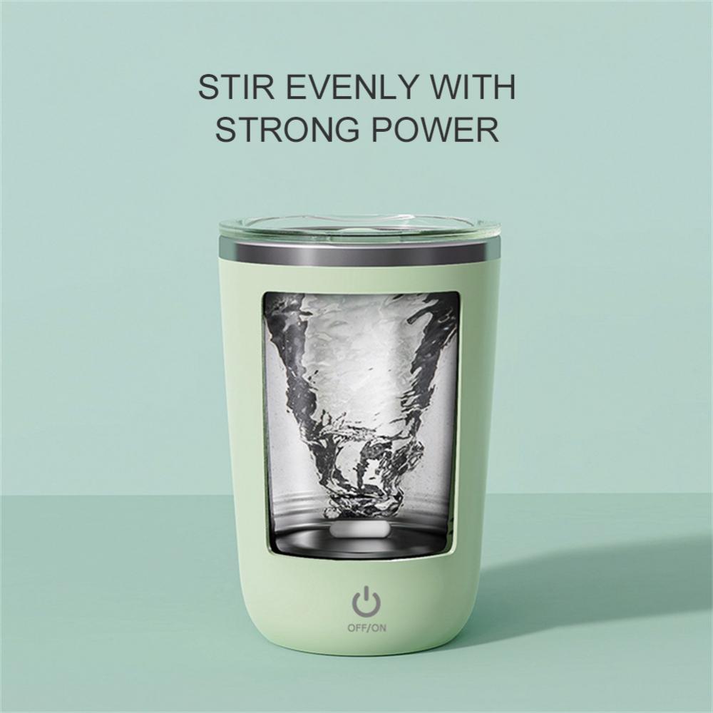 Self-Stirring Rechargeable Mug — 350ml Magnetic Auto-Mixing Cup