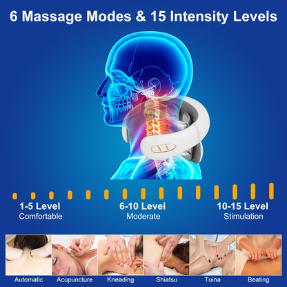 EMS Cordless Neck Massager with Heat